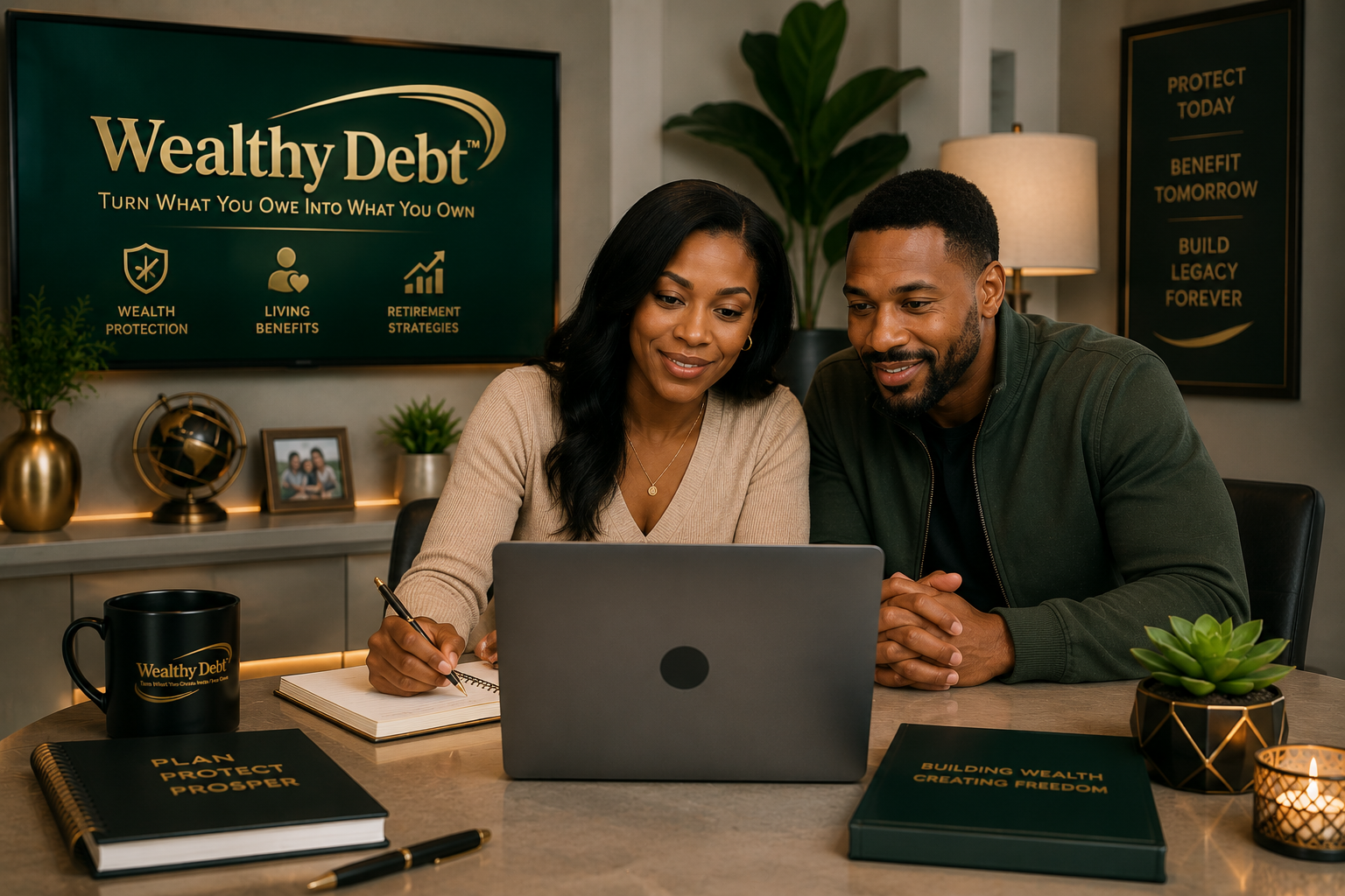 Wealthy Debt Financial Strategy Meeting